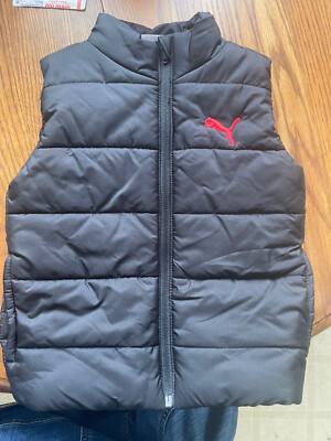 Toddler Puma Black Puffer Vest 3-4T