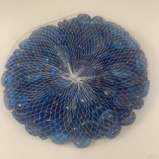 2 lbs. Decorative Glass blue shiny Gems stones for decorative use New