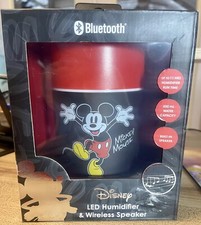 Disney Mickey Mouse LED Humidifier  Wireless Speaker New