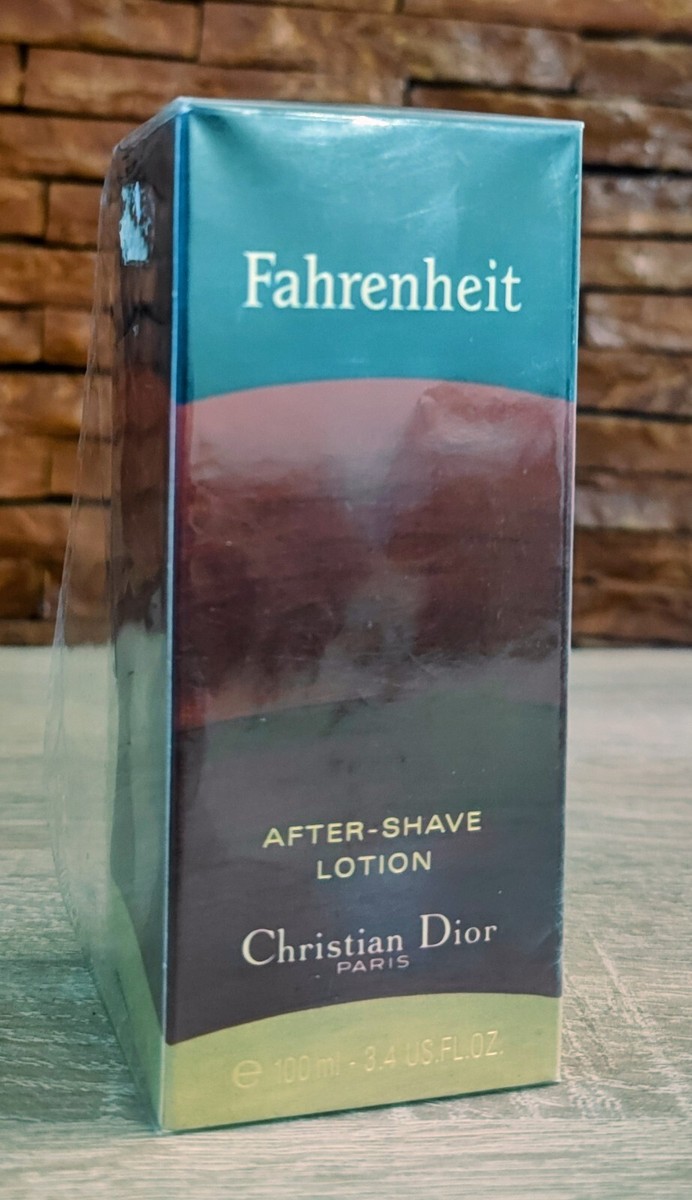 Christian Dior Fahrenheit After Shave Lotion 100ml 3.4 fl oz New