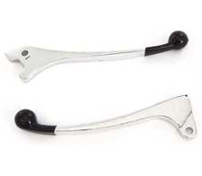 Honda Rubber Tipped Polished Clutch & Hydraulic Brake Lever Set