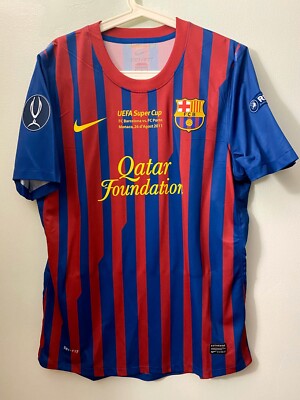 MESSI, 2011 BARCELONA HOME UEFA FINAL VS PORTO PLAYER ISSUE UNWORN