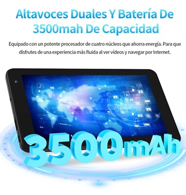 PRITOM TronPad Tablet 7in Quadcore WiFi 4+32GB Black Android 13 HD