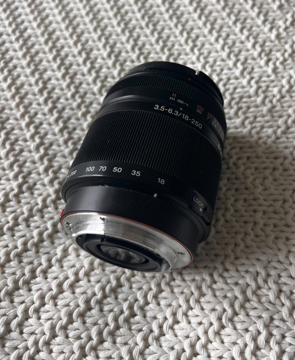 Sony18-250mm f/3.5-6.3 DT Lens, Black | eBay Sony18-250mm f/3.5-6.3 DT Lens, Black | eBay