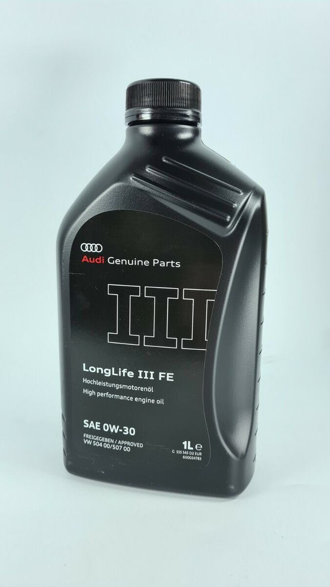 1 Liter Original Audi Öl LongLife III 0W-30 Motoröl 50400 / 50700 G  S55545D2