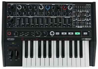 #ad Arturia Minibrute 2 NOIR USB MIDI Analog Synthesizer Monosynth Mini Brute Two $468.76
