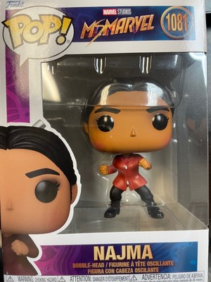 Funko POP! Marvel: Ms. Marvel – Najma Vinyl-Figur, Ca. 9,5 Cm, Sammlerstück