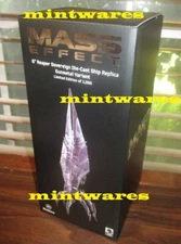 Mass Effect Reaper Sovereign Die Cast Ship Replica 8" Gunmetal DH Sold Out NEW