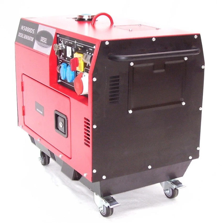 Diesel Stromerzeuger 5800 Generator 06263 schallisoliert 400V leise schallgedämm - Bild 2 von 4