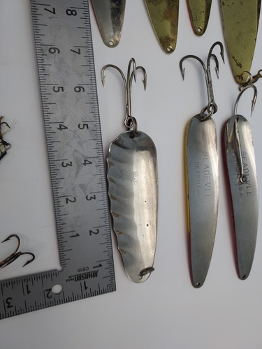 Vtg Lot Fishing Spoons Spinner 10 - ALW, Length Thompson, IBU, Seadevle USA SWED - Picture 15 of 19