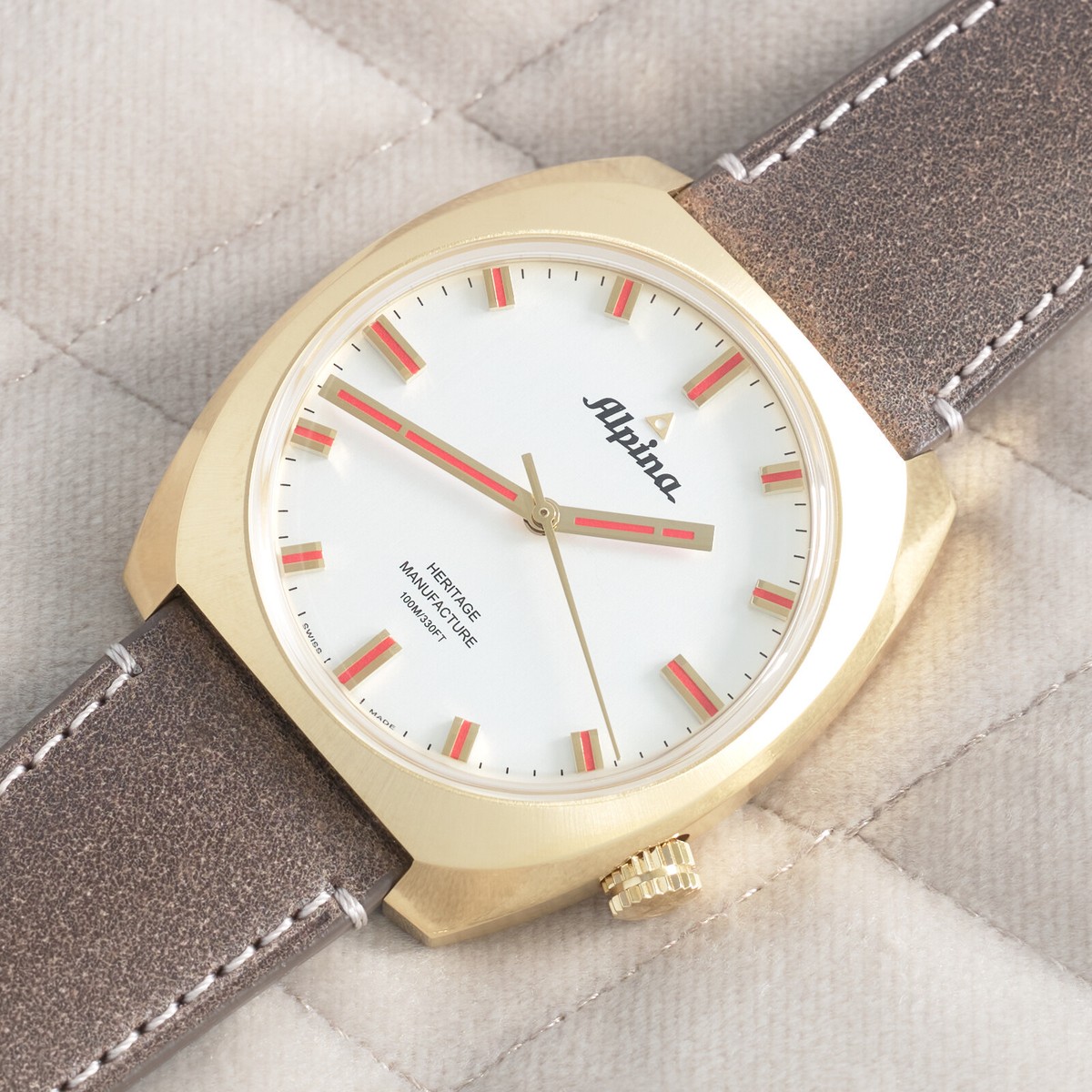 ALPINA Herrenuhr Automatik AL-709SR4SH5 Sartimer Pilot Heritage