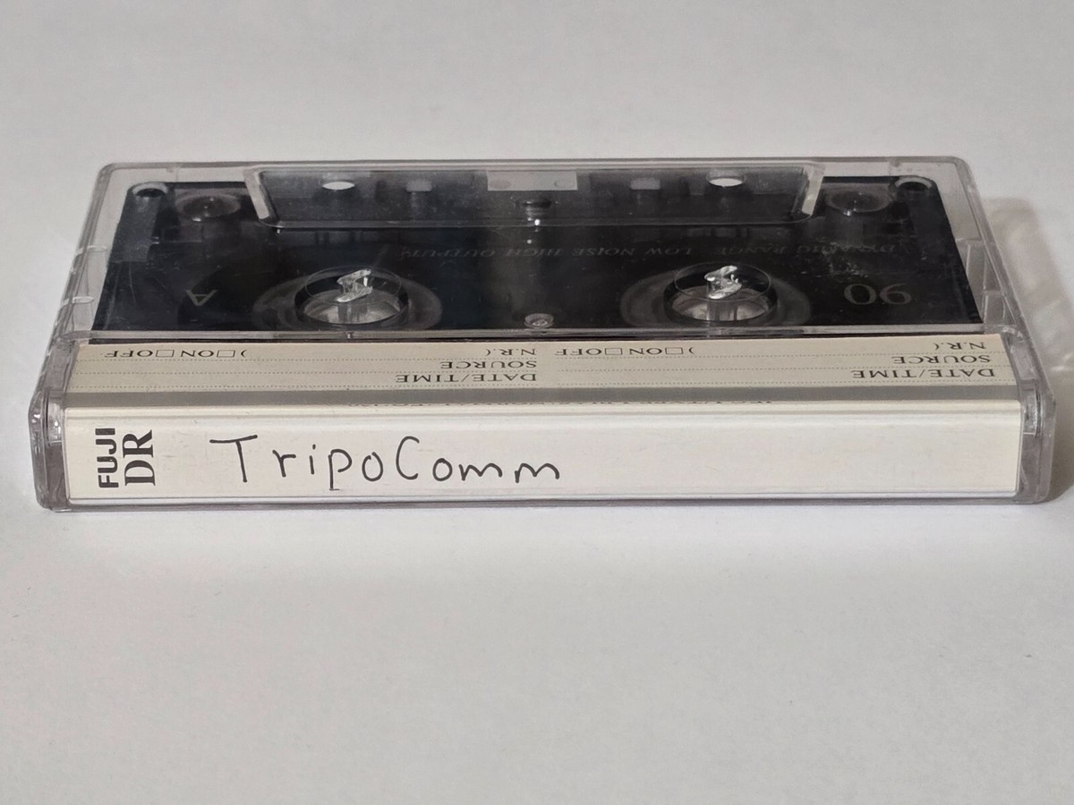 TRIPOCOMM 90s EDM DEMO CASSETTE TAPE ELECTRONIC HOUSE TRANCE