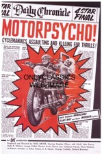 1965 MOTOR PSYCHO! 12X18 POSTER RUSS MEYERS BUSTY MOTORCYCLE BAD GIRL SEXY PINUP