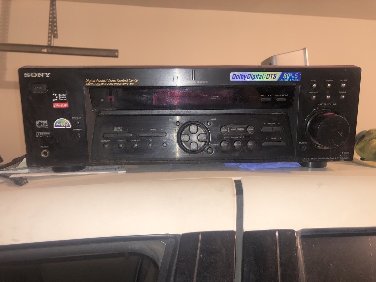 Sony STR DE475 5.1 Channel 400 Watt Receiver | eBay