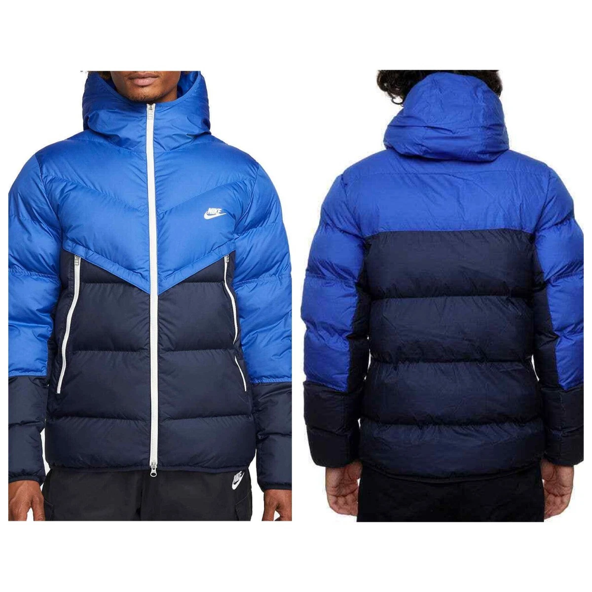 Blue nike shop puffer jacket