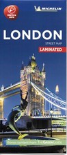 London City Map,by Michelin (Folded & Laminated), with guide information.