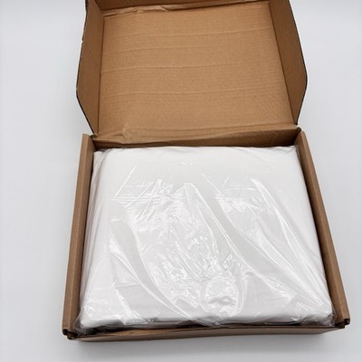 Amazon Basics Microfiber Duvet Cover Set Zipper Closure Full / Queen White New