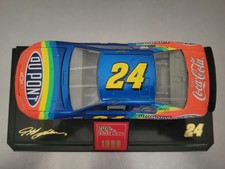 1996 Racing Champions Jeff Gordon 24 Dupont Rainbow 1:24 Diecast Bank NIB Base