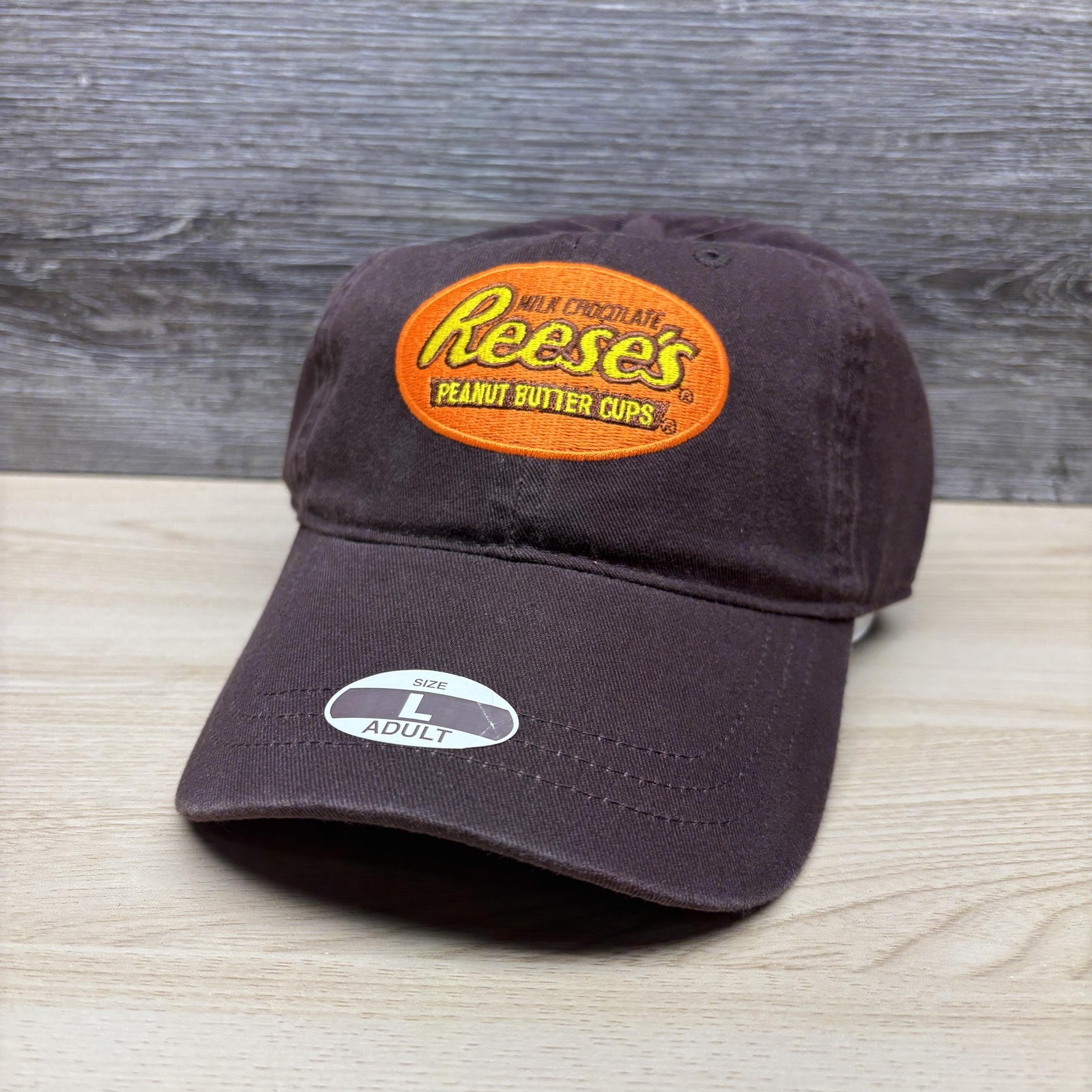 Reeses Hat Cap Baseball Strap Back Brown Embroide… - image 3