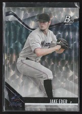 2021 Bowman Platinum #TOP-29 Jake Eder Top Prospects Ice Foil Miami Marlins
