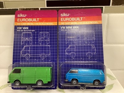 Siku VW Van Eurobuilt 1334 Volkswagen Delivery Germany Unpunched Card Premium