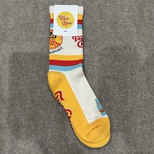 NWT Rare Sock Club Topo Chico Sparkling Mineral Water Logo Socks Made in USA