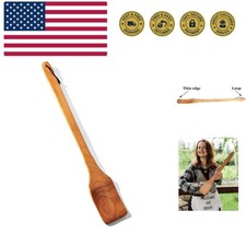 Large Wooden Spoon - 18-inch Heavy Duty Cajun Stir Paddle for Cooking in Big ...