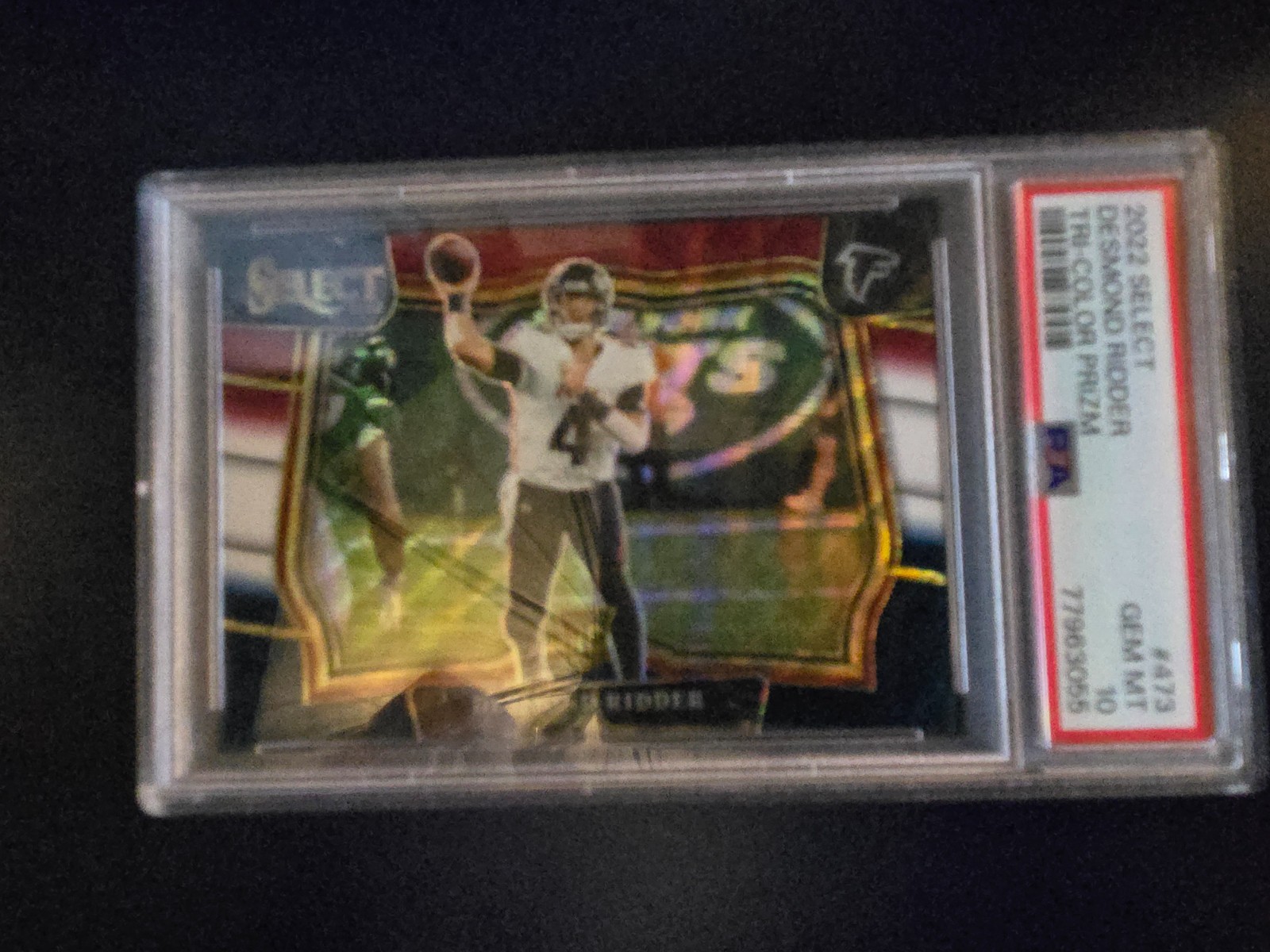 2022 Select Desmond Ridder Tri Color Prizm Field Level /75 PSA 10 #473