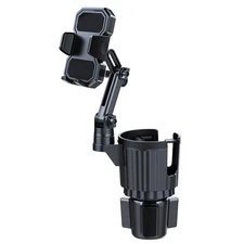Car Cup Holder For Cell Phone Car Mount Cradle 360° Universal Drink Organizer .