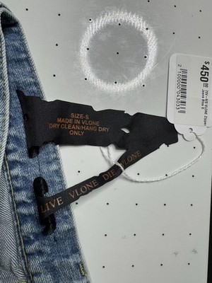 Vlone Zipper Jeans Blue | eBay