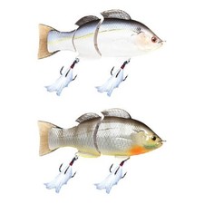 Lucky Craft Real BG 150SS Wobbler Swimbait Artificial Bait Black Perch Pike Bait