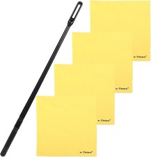 Complete Flute Maintenance Kit: Durable Cleaning Rod  4 High-Quality Cloths