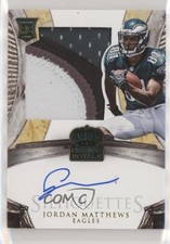 2014 Crown Royale Rookie Silhouettes RPS Blue Holofoil 44/49 Jordan Matthews a3q