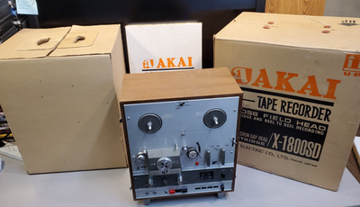 Akai X-1800SD Super Deluxe Reel-to-Reel and Cartridge 8-Track