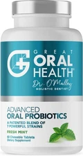 Oral Probiotics for Mouth Bad Breath Treatment 60 Count (Pack of 1) 