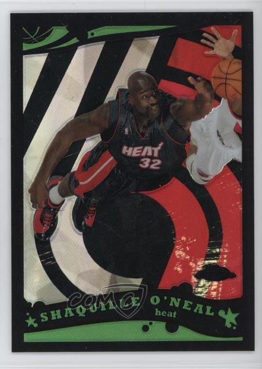 2005-06 Topps Chrome Black Refractor 372/399 Shaquille O'Neal #54 HOF 17a5