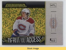 2023 Credentials Debut Ticket Access Horizontal Yellow Owen Beck #186 READ 1hs9