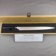 ** NEW ** Kamikoto 13-inch Yanagiba Chef's Knife with Wooden Box & COA