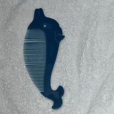 Vintage Dolphin plastic childrens hair comb