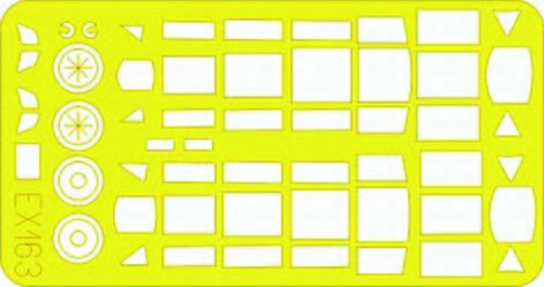 Eduard Accessories Ex163 - 1:48 B5N Kate for Hasegawa Kit - Masking Foil - N