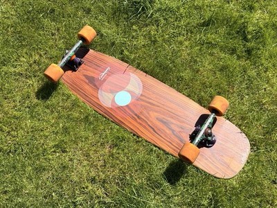 Loaded Omakase Longboard Downhill Wie Neu Hawgs Paris Trucks Weed Holz Optik