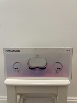 UNOPENED Meta Oculus Quest 2 128GB Standalone VR Headset, White