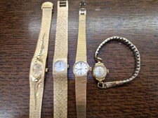 Job Lot of 4 x Vintage Mechanical Wind Ladies Wristwatches