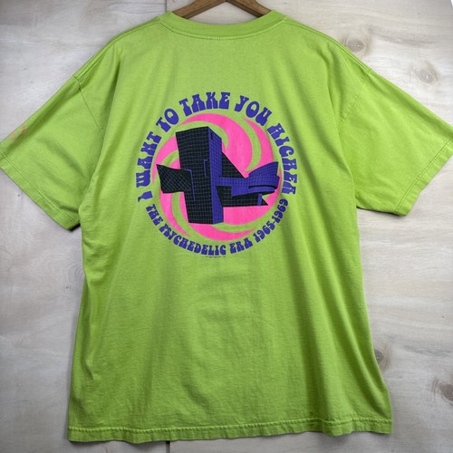 Vintage 1997 Rock N Roll Hall Of Fame Psychedelic Era Take You Higher Sz XXL - Picture 9 of 9
