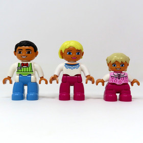 Lego Duplo 10587 Cafe Complete Set Figures Food Umbrella No Box / Instructions