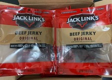 8 Bags Jack Link's Original Beef Jerky 2.85oz Bag Meat Snack 10g Protein