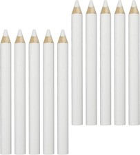 10Pc Fabric Pencils for Sewing, White Water Soluble Fabric Tailors Sewing Chalk