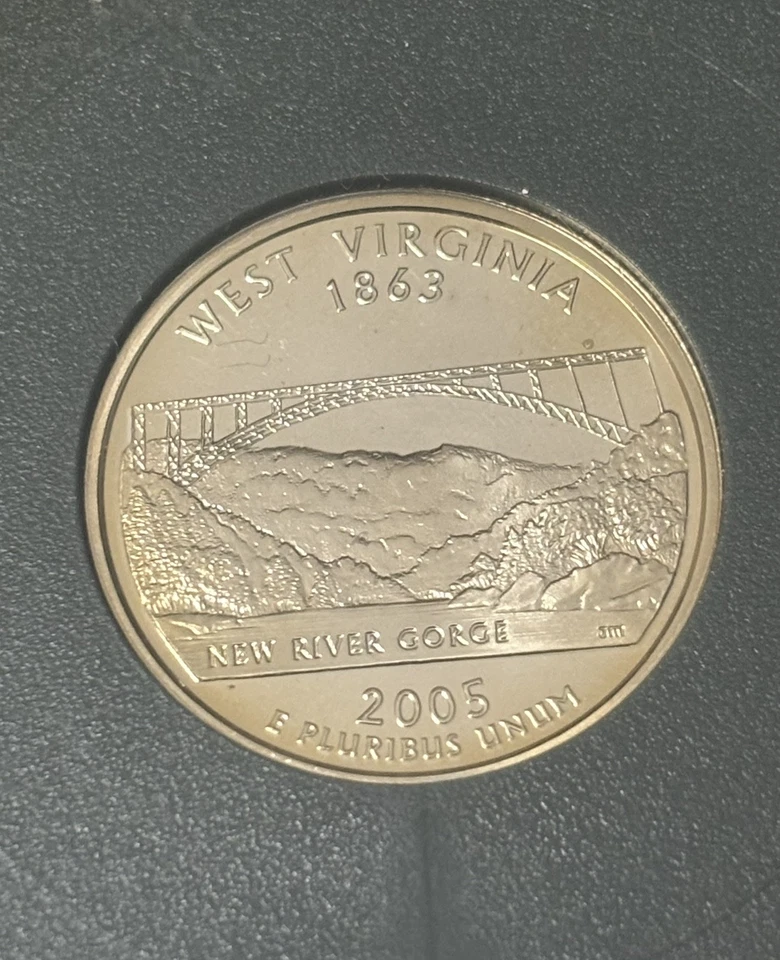 2005-S 25C West Virginia DCAM CLAD PR70 States Quarter Full Strike - Image 3 of 3