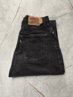 Levi's Damen Jeans Modell 901 Schwarz Vintage Größe W30(44) Italienisch