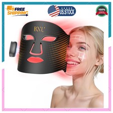 BNU Wireless LED Red Light Therapy Face Mask with 4 Modes